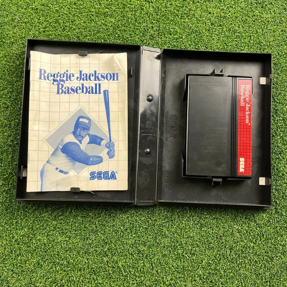 Reggie Jackson Baseball Sega Master System Rare Retro Game Sports